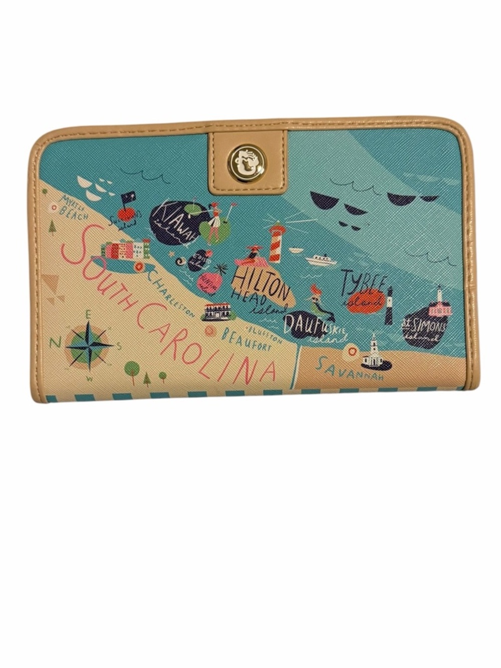 Spartina 449 Sea Islands Snap Wallet (003)